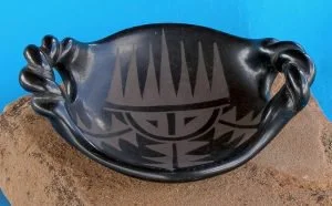 Vintage Santa Clara Pueblo Dish