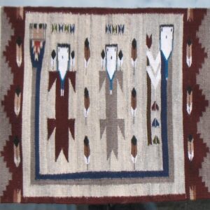 Contemporary Navajo Yei Weaving